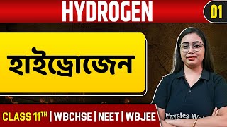 HYDROGEN 01  হাইড্রোজেন  Chemistry  Class 11NEETWBCHSEWBJEE [upl. by Eserrehs]