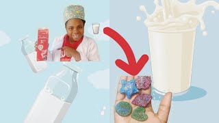 Turn Milk Into Plastic  Science Experiment For Kids 🥛💎 [upl. by Onateag529]