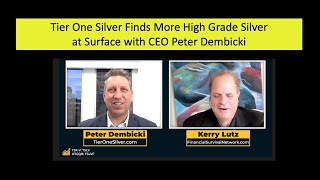 Tier One Silver Finds More High Grade Silver at Surface with CEO Peter Dembicki [upl. by Iggep733]