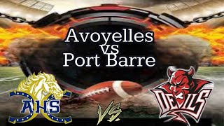 Louisiana High School Football Avoyelles Mustangs vs Port Barre Red Devils [upl. by Daphene]