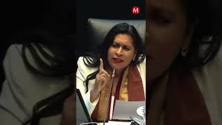 “No ma pinche loca” la presidenta del Senado insulta a Kenia López [upl. by Rhtaeh]