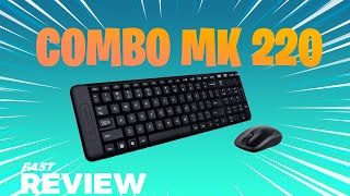 Logitech mk220 wireless Mouse and Keyboard combo unboxing [upl. by Taimi]