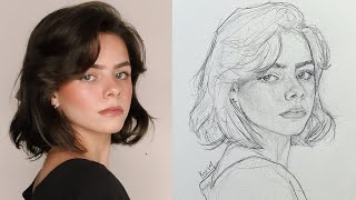 Unlock Your Inner Artist Learn to Draw Realistic Portraits with the Loomis Method [upl. by Llerrehc600]