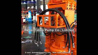 Hydroman® Excavator Mounted Hydraulic Pump with 2 sides agitators for Sea Marine [upl. by Lehcim376]