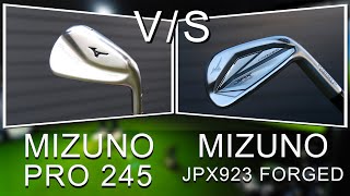 Mizuno Pro 245 vs Mizuno JPX923 Forged Forgiveness Comparison [upl. by Htnamas541]