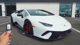 2018 Lamborghini Huracán Performante Start Up Exhaust Walkaround and Review [upl. by Jessabell]