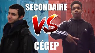 SECONDAIRE VS CÉGEP [upl. by Tatum966]