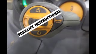 Crown 5500 Controls Tutorial  Learn Forklift Basics with Instructions How to Operate a Lift Truck [upl. by Terri]