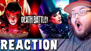 Scarlet Witch VS Zatanna Marvel VS DC  DEATH BATTLE REACTION [upl. by Call]