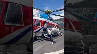 Helicopter ride in Gangtok 😍🔥 helicopter helicopterride [upl. by Ysiad470]