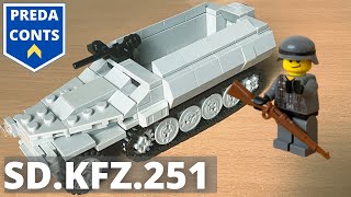 LEGO WW2 Sdkfz250 Instructions [upl. by Novia]