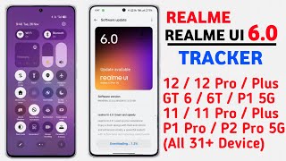 Realme Ui 60 Update Tracker  14 Update Release  Android 15 Beta [upl. by Ennywg]