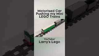 LEGO Motorised narrow gauge car pushing my trains [upl. by Filberto]