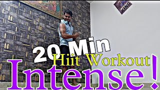 20 Min Fat Burning Hiit Workout 💪  Day 90  Full Body Cardio  No Equipment  Vikas Rohra [upl. by Nnairrek]