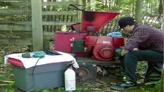 1 Small Engine Repair How to unseize a Kohler Shredder 16HP [upl. by Muraida508]