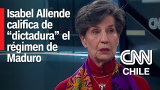 Isabel Allende dijo que el socialismo de su padre “no tiene relación con Venezuela”  CNN Prime [upl. by Bihas]