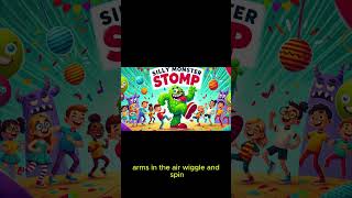 Silly Monster Stomp Lyrics  HappyBeats4kids  Nursery Rhymes amp Children Music trending beats [upl. by Yrag]