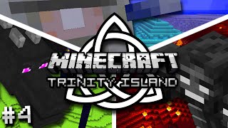 Minecraft Trinity Island Hardcore Survival Ep 4  RISKY MINING [upl. by Elmo178]