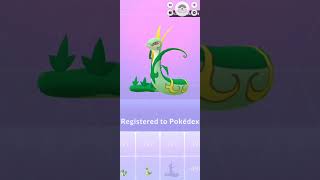 SnivyServineSerperior Evolution 🎉pokemongo gamingvideo viralvideo [upl. by Nehtanoj]