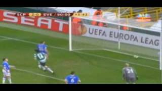 gol matias fernandez europa league 250210 [upl. by Aynas]