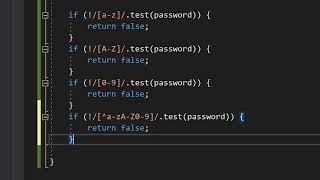 How to Validate a Password Using JavaScript Simple [upl. by Kimberlyn]