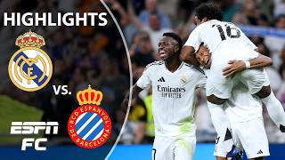 🔥 MBAPPE SCORES 🔥 Real Madrid vs Espanyol  LALIGA Highlights  ESPN FC [upl. by Elvis306]