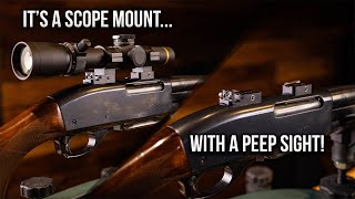 The Whitetail Mount  A Scope amp Peep In One…BUT Will It Hold Zero [upl. by Borszcz]