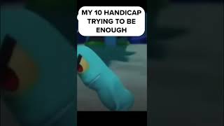 MemeGolfers 10 handicap throws it back golf memes shorts shattuck [upl. by Tzong]