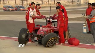 2014 F1 Bahrain Test 1 Day 4 FOM Highlights [upl. by Spiers]