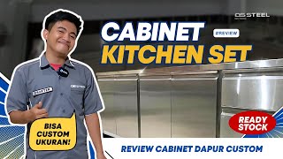 Cabinet Drawer Stainless Steel  Review Produk Custom DS STEEL [upl. by Jake]