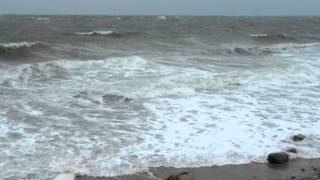 Ostsee  Sturm an der Steilküste Schönhagen [upl. by Attelliw]