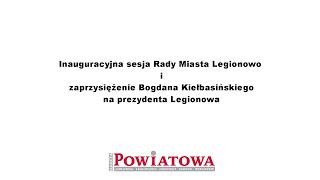 Inauguracyjna sesja Rady Miasta Legionowo [upl. by Anawahs121]