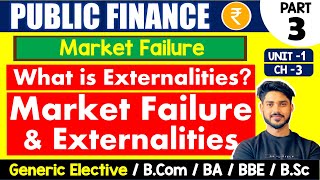 Externalities amp Market Failure  Public Finance GE  Bcom BA Sem 4 amp Sem 6 [upl. by Tamer]