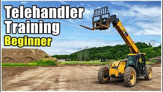 How to Drive a Forklift  Telehandler Forklift Operator Training [upl. by Meris]