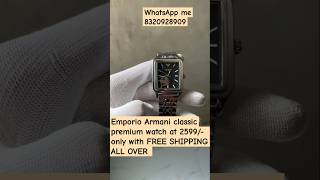 Emperio Armani Automatic Premium Classic Watch armani shortswatch trendingsouthindia premium [upl. by Jaella]