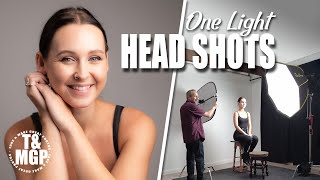 Easy One Light Headshots  Take and Make Great Photography with Gavin Hoey [upl. by Attenol]