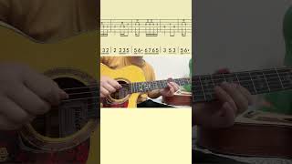 吉他 吉他教学 零基础学吉他 挪威的森林吉他教学 guitar solo music [upl. by Anaud]