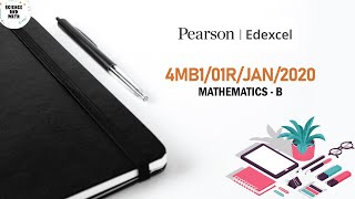 4MB101R2020Jan  Edexcel International GCSE Mathematics B  2020 JANUARY  Science And Math [upl. by Virge]