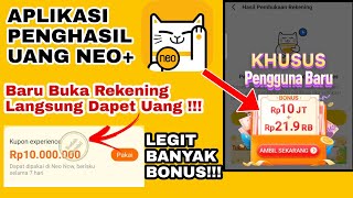 Cara Menghasilkan Uang Di Aplikasi NeoBNC Bank Neo Commerce  Cara Daftar Rekening Neo Bank [upl. by Ardien]