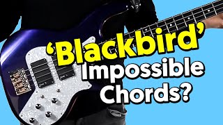 How To Play Blackbird Chords On Bass  Classic Beatles Chill Out [upl. by Saravat]