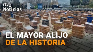 POLICÍA NACIONAL incauta 11 TONELADAS de COCAÍNA en GALICIA y VALENCIA  RTVE Noticias [upl. by Rehpotsrik]