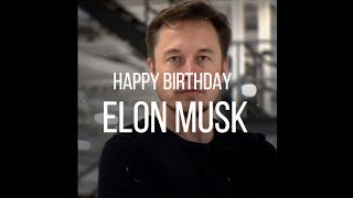 Happy Birthday ELON R MUSK  ELON MUSK STATUS  Remember the namefort minor  Motivation [upl. by Voltz]