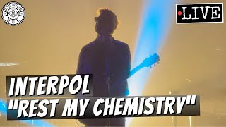 Interpol quotRest My Chemistryquot LIVE [upl. by Leumhs]