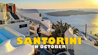 I Spent a Week in Santorini in OCTOBER and It Was AMAZING [upl. by Ranice]