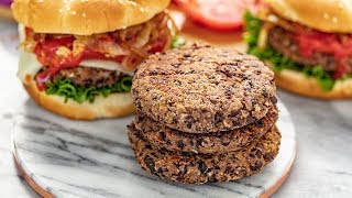 How to Make The Best Black Bean Burgers [upl. by Ranna]