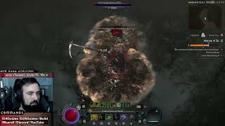 D4 T10 AoZ Completion w Hardcore Shadow Necro  NO BLOOD MIST  Season 2 [upl. by Eadahs61]