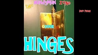 Replace Hinges Fix Sagging Door [upl. by Mauri]