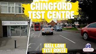 CHINGFORD TEST ROUTE  HALL LANE  CHINGFORD DRIVING TEST CENTRE [upl. by Cappella626]