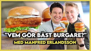 Manfred Erlandsson  Hamburgare Challenge  vem gör bäst hamburgare [upl. by Dorisa]