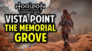 The Memorial Grove Vista Point  Horizon Forbidden West Find Where the Vista Point Image was Taken [upl. by Anerres]